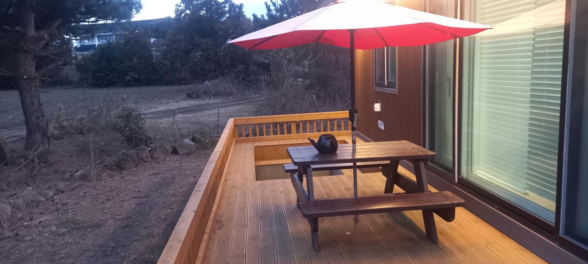 Hamdeok Pool Villa Pension Jeju Eksteriør billede