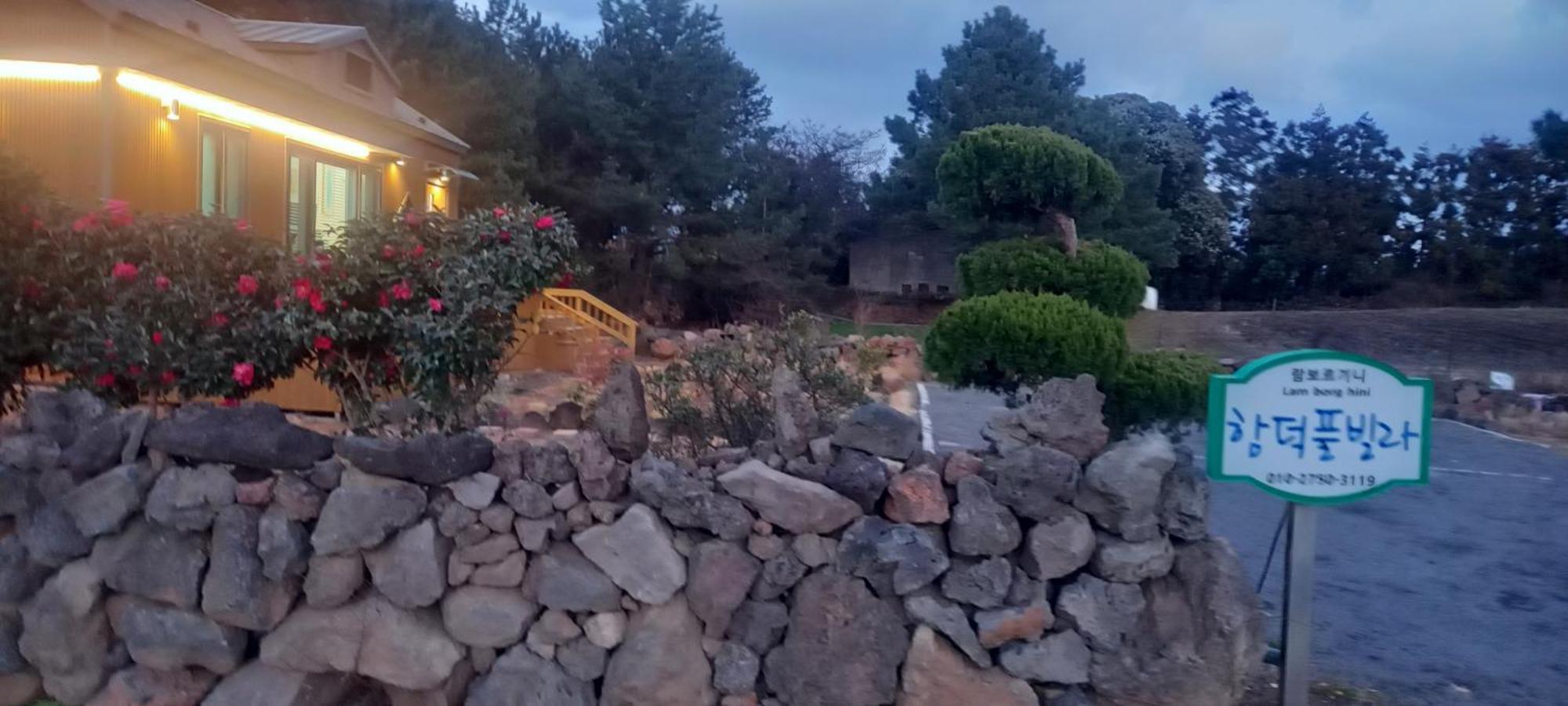 Hamdeok Pool Villa Pension Jeju Eksteriør billede